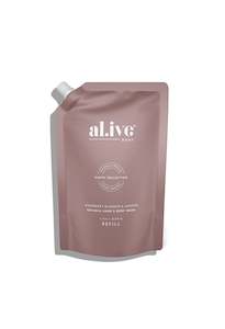 al.ive Hand + Body Wash 1 Ltr Refill: Raspberry Blossom + Juniper