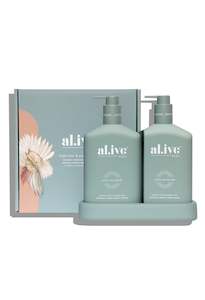 al.ive Wash + Lotion Duo: Kaffir Lime + Green Tea