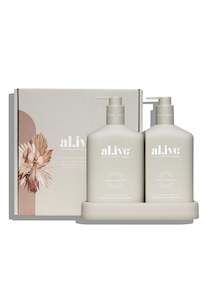 al.ive Wash + Lotion Duo: Sea Cotton + Coconut