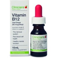 Clinicians vitamin B12 oral drops 15ml