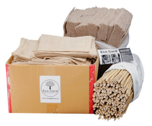 100 pack of Eco Gards with stakes and mats