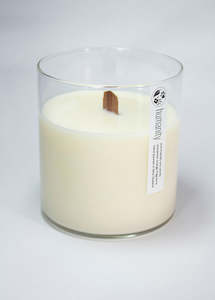 Teakwood & Bergamot - Large Wooden Wick Candle