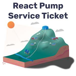 React Pump Service Ticket