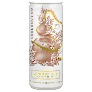 Soft drink manufacturing: London Dry & Light Tonic - 4 Pack