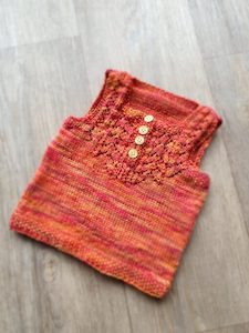 Autumn Colours Vest – Size 3 to 6 months