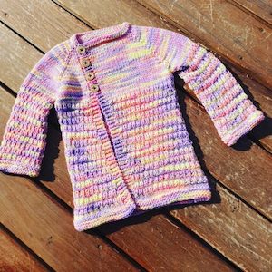 Mauve Sunset Cardigan – Size 3months