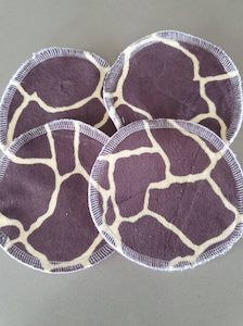 Reusable Breastpads – Giraffe Minky – 2 pair