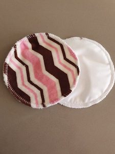 Reusable Breastpads – Pink Minky