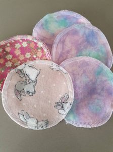 Reusable Breastpads – Pink Orphans – 5 pads