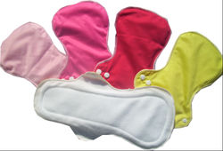 Night time washable sanitary pad