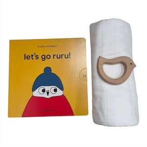 Gift Box : Let's Go Ruru & Muslin Wrap