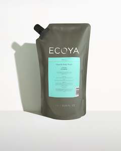 A Night In With Ecoya: Lotus Flower Hand & Body Wash Refill