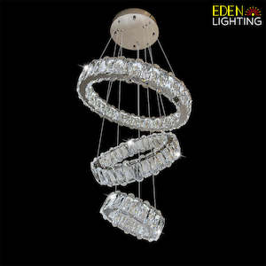 Electric light fittings: Modern Chandelier Color Change Chrome 39032-3