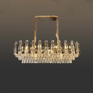 Electric light fittings: Modern Chandelier Gold 559