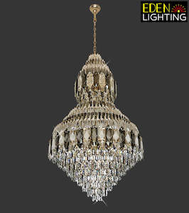 Electric light fittings: Chandelier Modern Gold 1328-1M