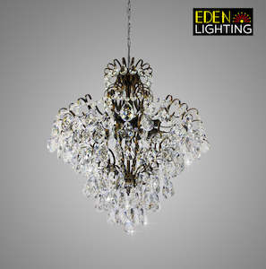 Crystal Chandelier Black 7803-660mm