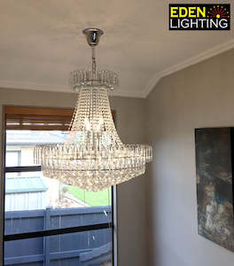 Crystal Chandelier Chrome 3005-800mm