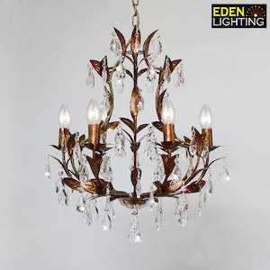 Chandelier Crystals Copper 9087-6