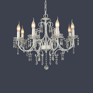 Chandelier Crystal White  9223-8P