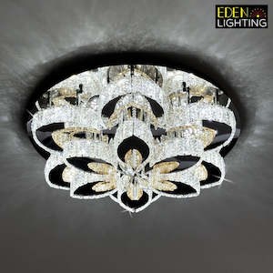 Ceiling Light Color Change Chrome Modern  600mm 3206