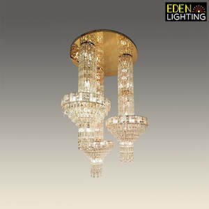 Electric light fittings: Chandelier Gold Modern  9003-1m