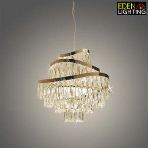 Electric light fittings: Chandelier Gold Modern 8309-500mm