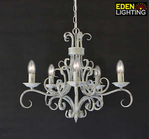 Modern  Chandelier White 9742-5P