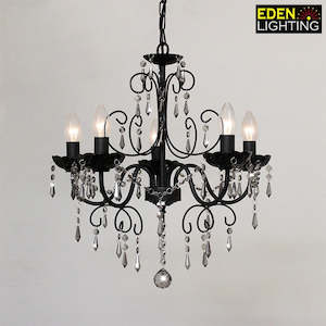 Chandelier Crystal Black  9223-5