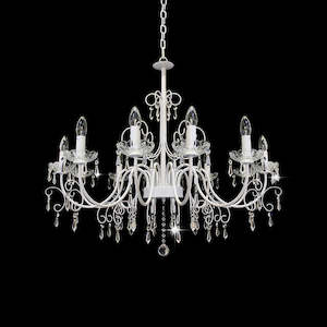 Chandelier Crystal White 9223-12P