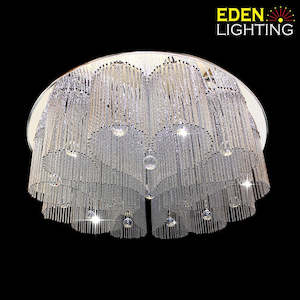 Electric light fittings: Ceiling light Chrome Modern 7156-300mm