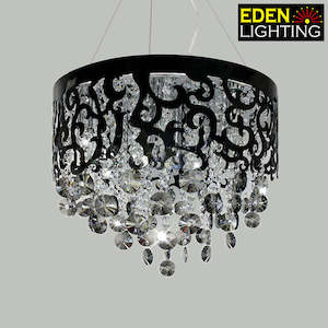 Electric light fittings: Chandelier Smoke crystal 3200-400mm