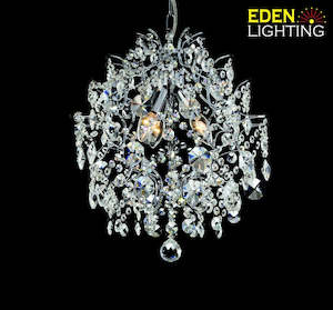 Chandelier Crystals Chrome 9555-350mm