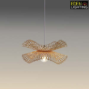 Electric light fittings: Natural wooden Lamp shade 8040-450mm