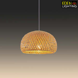 Pendant light shade Natural Wooden 9034-300mm-na