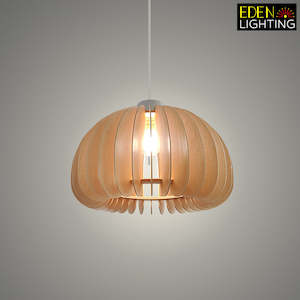 Electric light fittings: Natural wooden Pendant light wood03