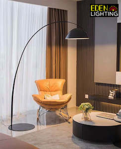 Electric light fittings: Floor lamp Black F2212