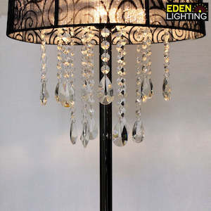 Electric light fittings: Crystal ring double250mm