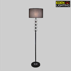 Electric light fittings: Floor lamp Black 5045