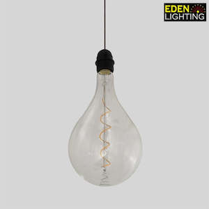 Electric light fittings: Tear Drop A165 Clear glass 3W