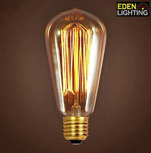 LBC E27 ST64 40W Filament Bulb