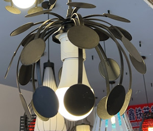 Pendant light Iron Black HY15