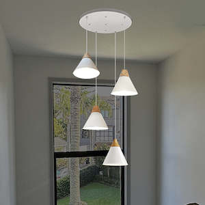 Pendant light Plate 400 wh with 091Dwh