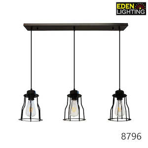 Pendant light Black Bar 800mm with E27