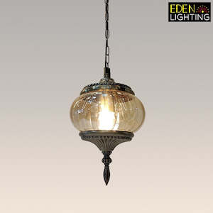 Pendant light Amber glass Brown 5608-1P