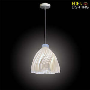 Pendant light 3D print White Wind A