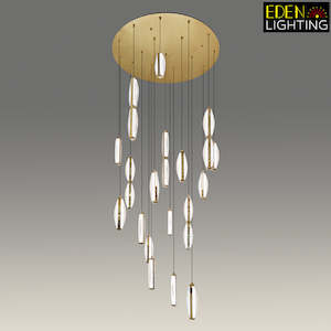 Electric light fittings: Pendant light 3D print White 024