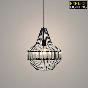 Pendant light Iron Black  Q40