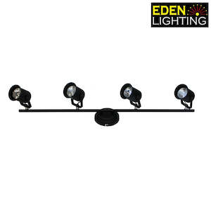 Electric light fittings: Spotlight  Black 8905-4L