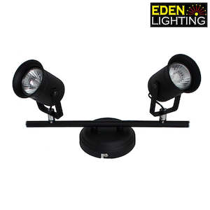 Electric light fittings: Spotlight  Black 8905-2L