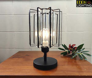 Electric light fittings: Table Lamp Black with  X11